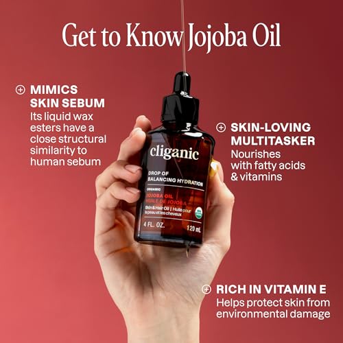 Cliganic - Organic Jojoba Oil, 120ml