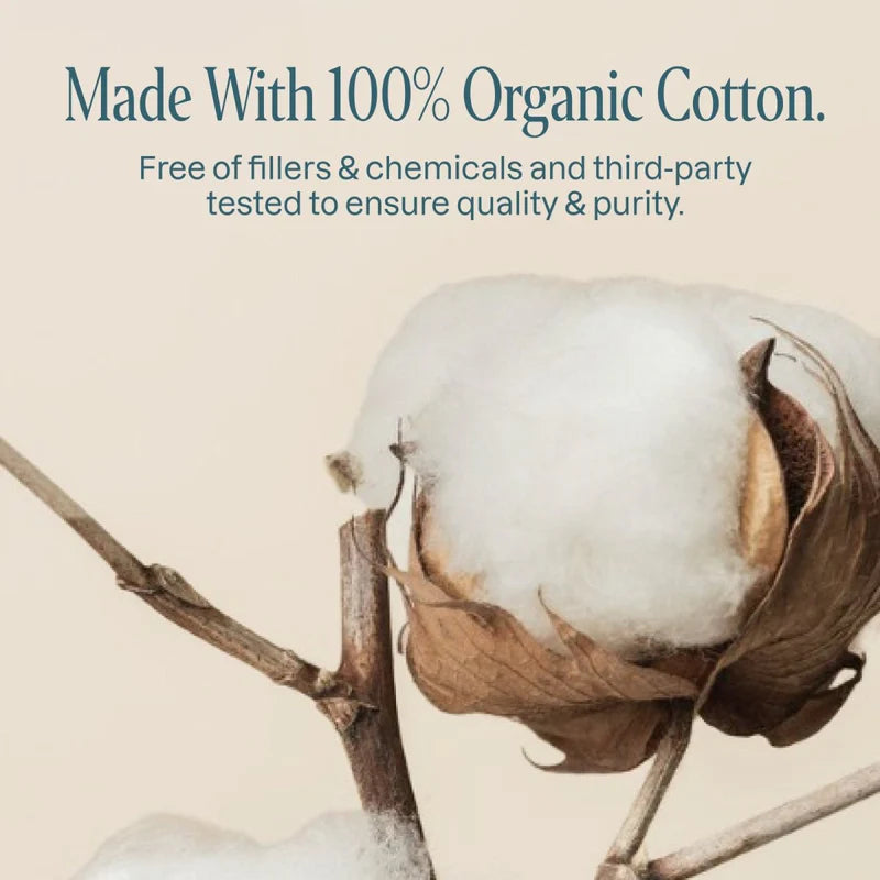 Cliganic - Org Jumbo Cotton Balls, 100ct