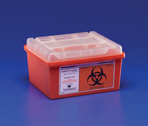 Sharps-A-Gator Counter Unit – 1 Gallon Safe Sharps Disposal