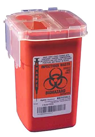 Sharps 1Qt Phlebotomy Container – Safe Needle Disposal