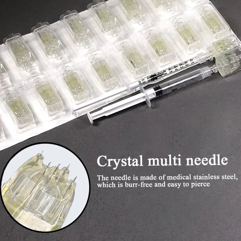 Crystal Multi Needle – Professional Mesotherapy & PRP Multi-Pin Injection Needle