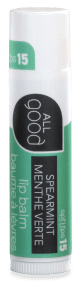 All Good - SPF15 Spearmint Lip Balm Tray (18 x 1ct 18)
