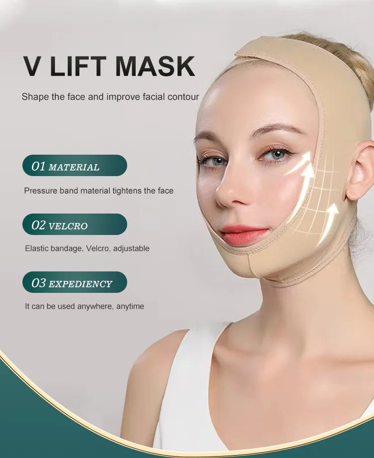 V-Line Lifting Double Chin Reducer Face Slimming Strap – Jawline Contouring & Face Slimming