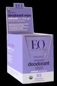 EO Products - Deodorant Lavender Wipes (12 x 6ct 12)