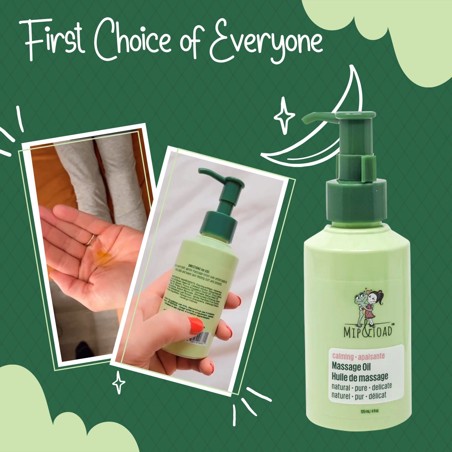 Calming Massage Oil – Soothing & Moisturizing with Essential Oils for Babies