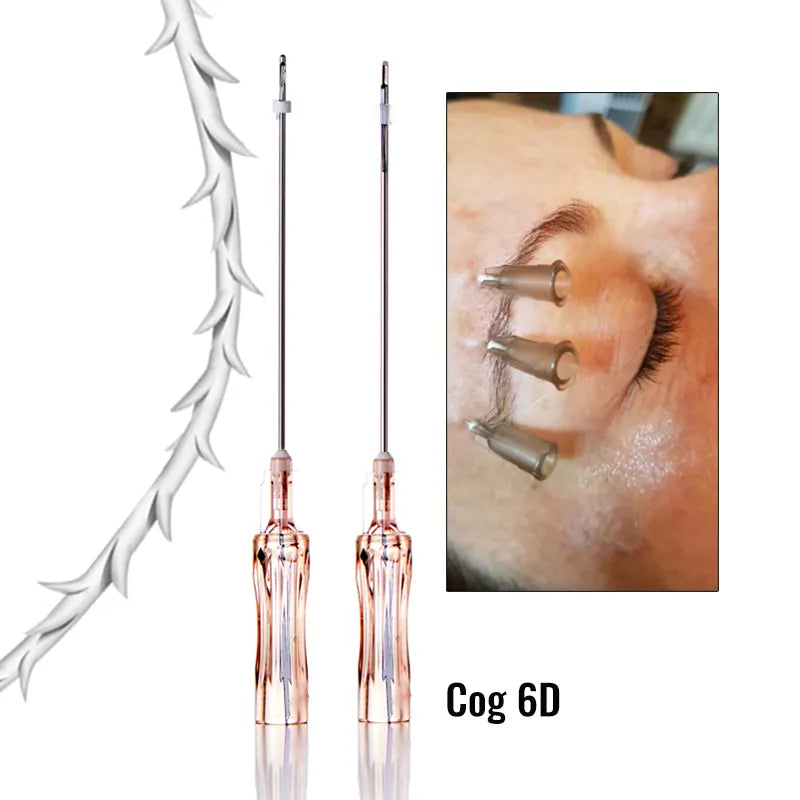 Long Effect Anti-Aging PCL Cog 6D Lifting Thread – Advanced Non-Surgical Facial Lifting & Collagen Stimulation