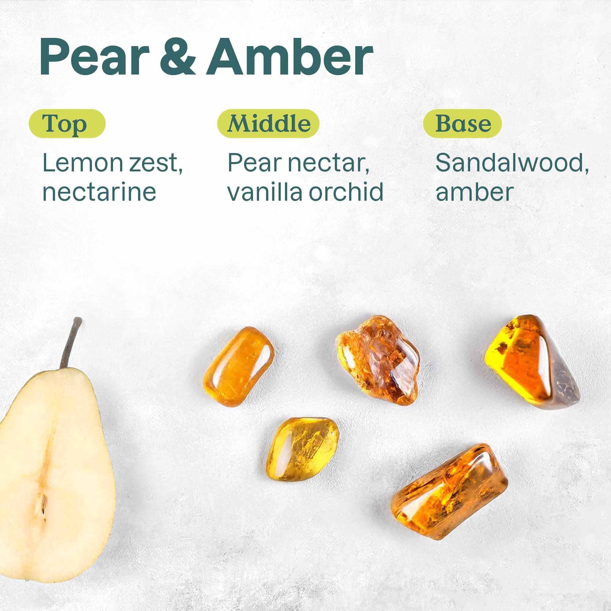 Attitude - Deodorant - Pear & Amber (85g 6)