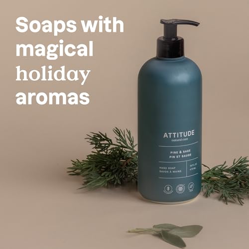 Attitude - Hand Soap - Pine & Sage (473ml 6)