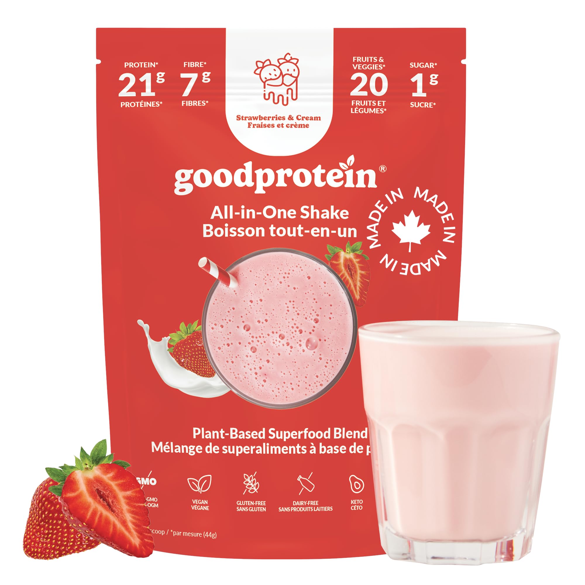Good Protein - Strawberries & Cream (440g 20)