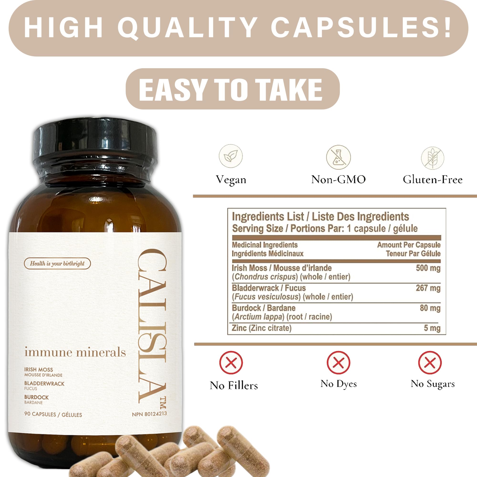 Calisla - Immune Minerals (90caps 6)