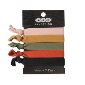 BANDED - Hair Ties - Central Park (3 x 5pk 3)