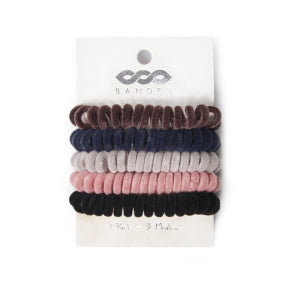 BANDED - Hair Cords -Kennebunk Sueded (3 x 5pk 3)