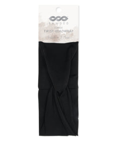 BANDED - Headwrap - Black Twist (3 x 1ea 3)