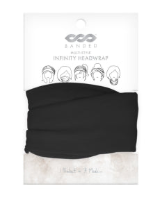 BANDED - Headwrap - Black Infinity (3 x 1ea 3)