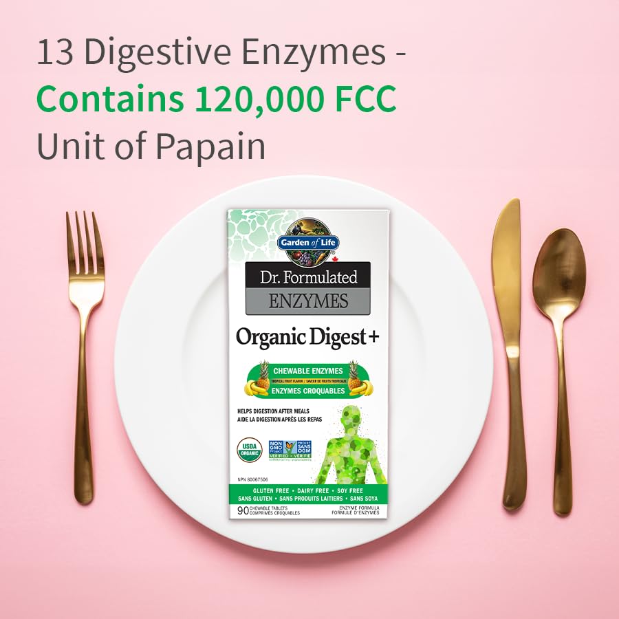 Garden of Life - Organic Digest+ (90ch 6)