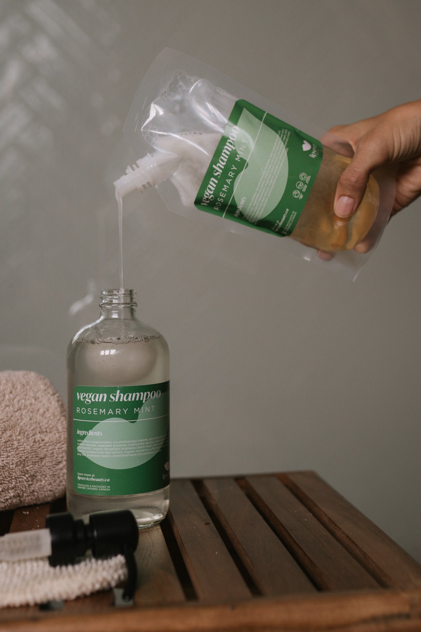 Vegan Shampoo – Rosemary Mint, 473ml / 16oz, Paraben & SLS Free