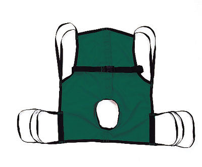 Sling One-Piece with Commode Opening & Position Strap – Patient Lift Support
