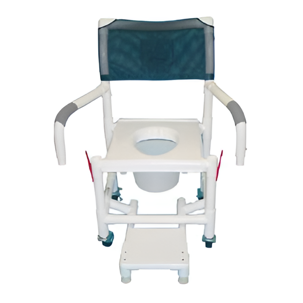 Shower Chair with Vacuum Seat & Sliding Footrest – Safe & Comfortable Bathing