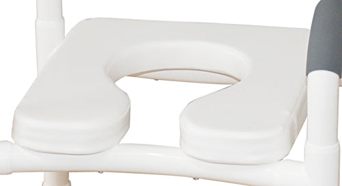 Padded Seat for MJM Shower Chair – Elongated Open Front Comfort Cushion
