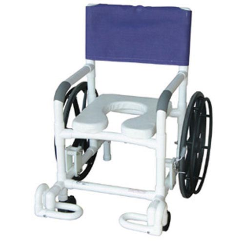Shower Chair PVC Multi-Purpose with Wheels – Shower & Commode Chair