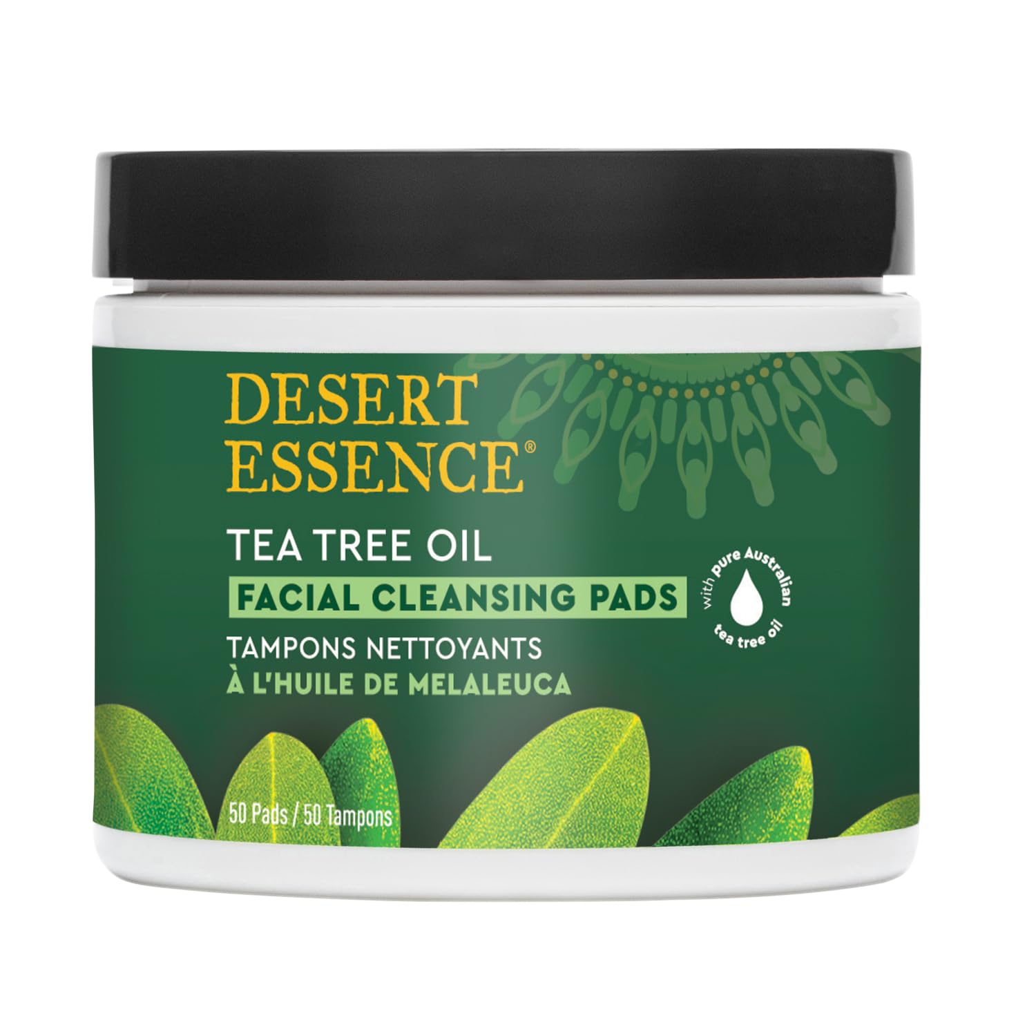 Desert Essence - Cleansing Pads With Tea Tree Oil (50pad 3)
