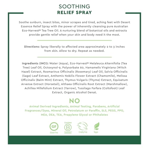 Desert Essence - Tea Tree Relief Spray (118ml 12)