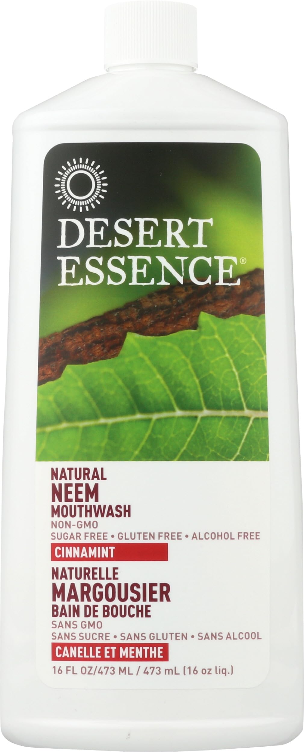 Desert Essence - Neem Mouthwash - Cinnamint (473ml 24)