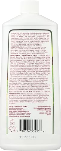 Desert Essence - Neem Mouthwash - Cinnamint (473ml 24)