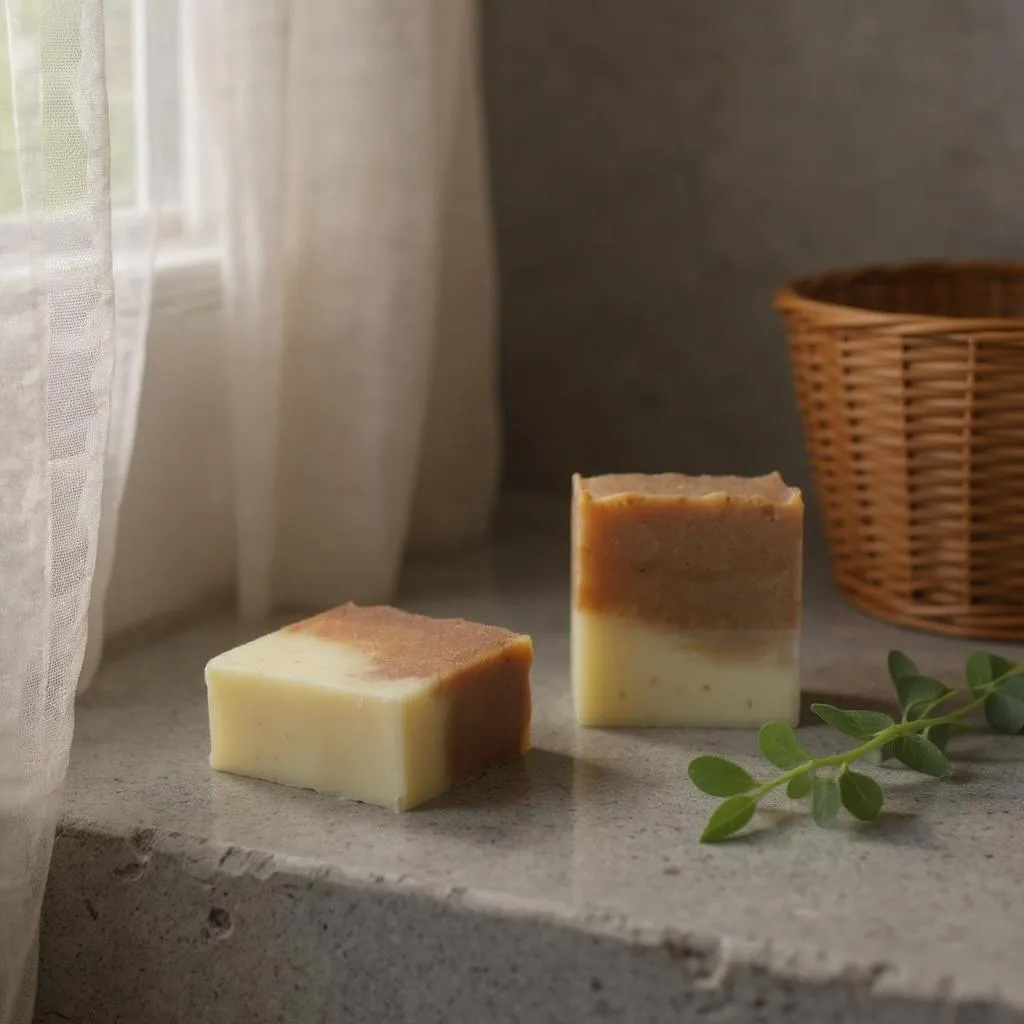 Turmeric + Oatmeal Soap – Soothing, Exfoliating & Brightening, 140g