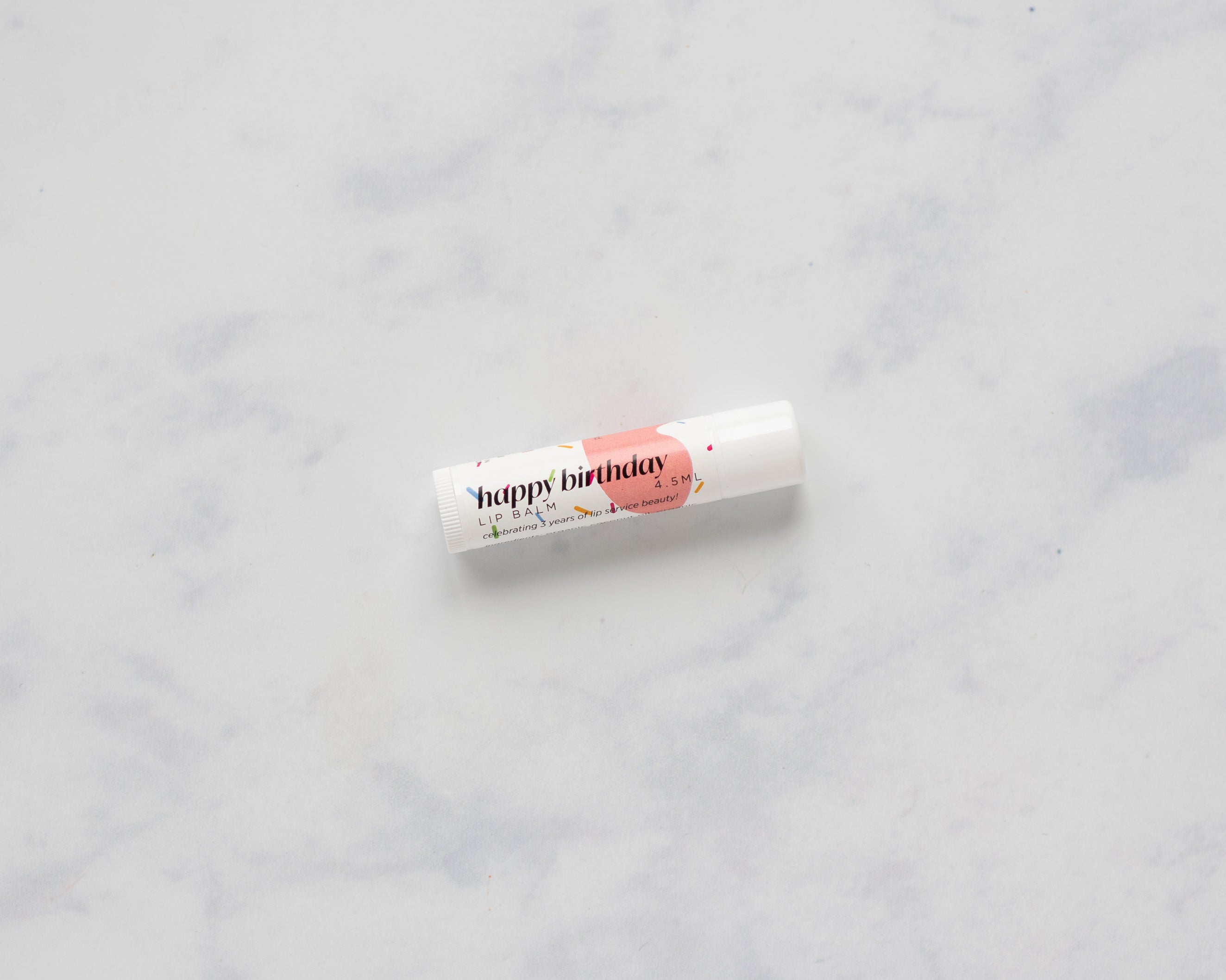 Birthday Lip Balm – Cake Batter Scented, Organic & Nourishing