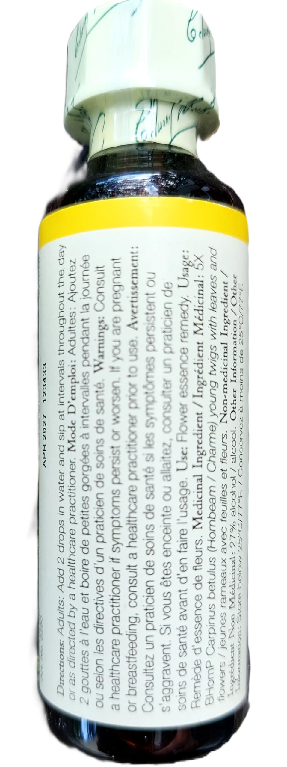 Bach Original Flower Essence – Nervous Tension Relief 20 ml