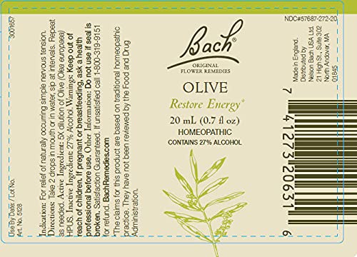 Bach Original Flower Essence – Olive 20 ml