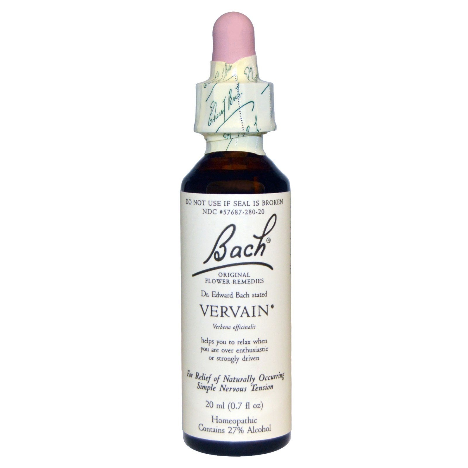 Bach Flower Remedies – Vervain Flower Essence 20 ml