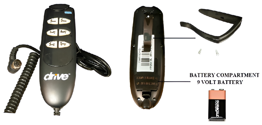 Hand Control for 1802D Full Electric Bed – Replacement Controller