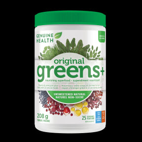 Genuine Health - greens+ original unsweetened (208g 12)