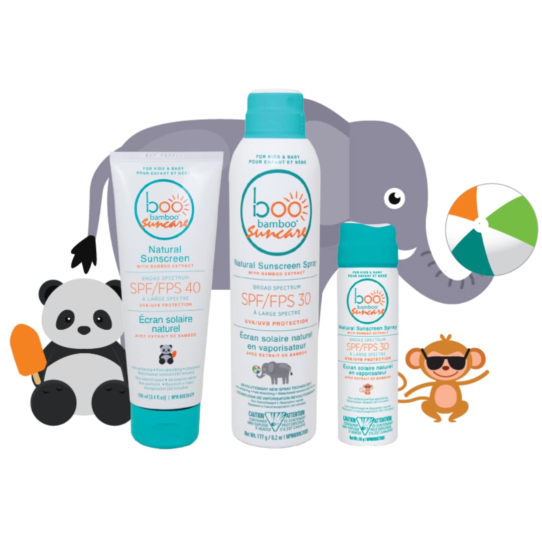 Boo Bamboo - SPF 30 Natural Sunscreen Spray (177g 6)