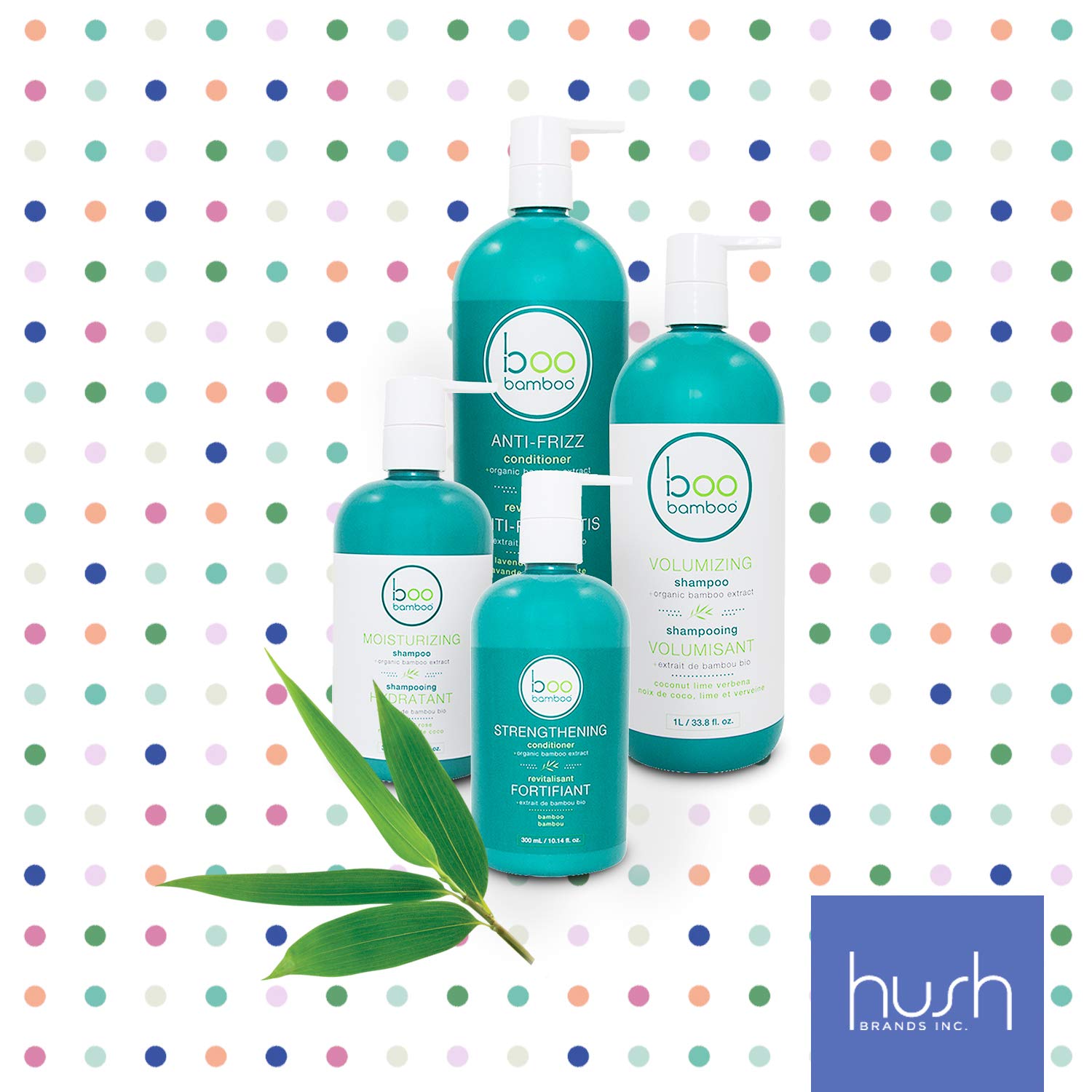 Boo Bamboo - Shampoo - Anti-Frizz (300ml 6)