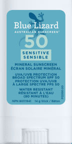 Blue Lizard - Sunscreen SPF 50 Sensitive Stick (14g 6)