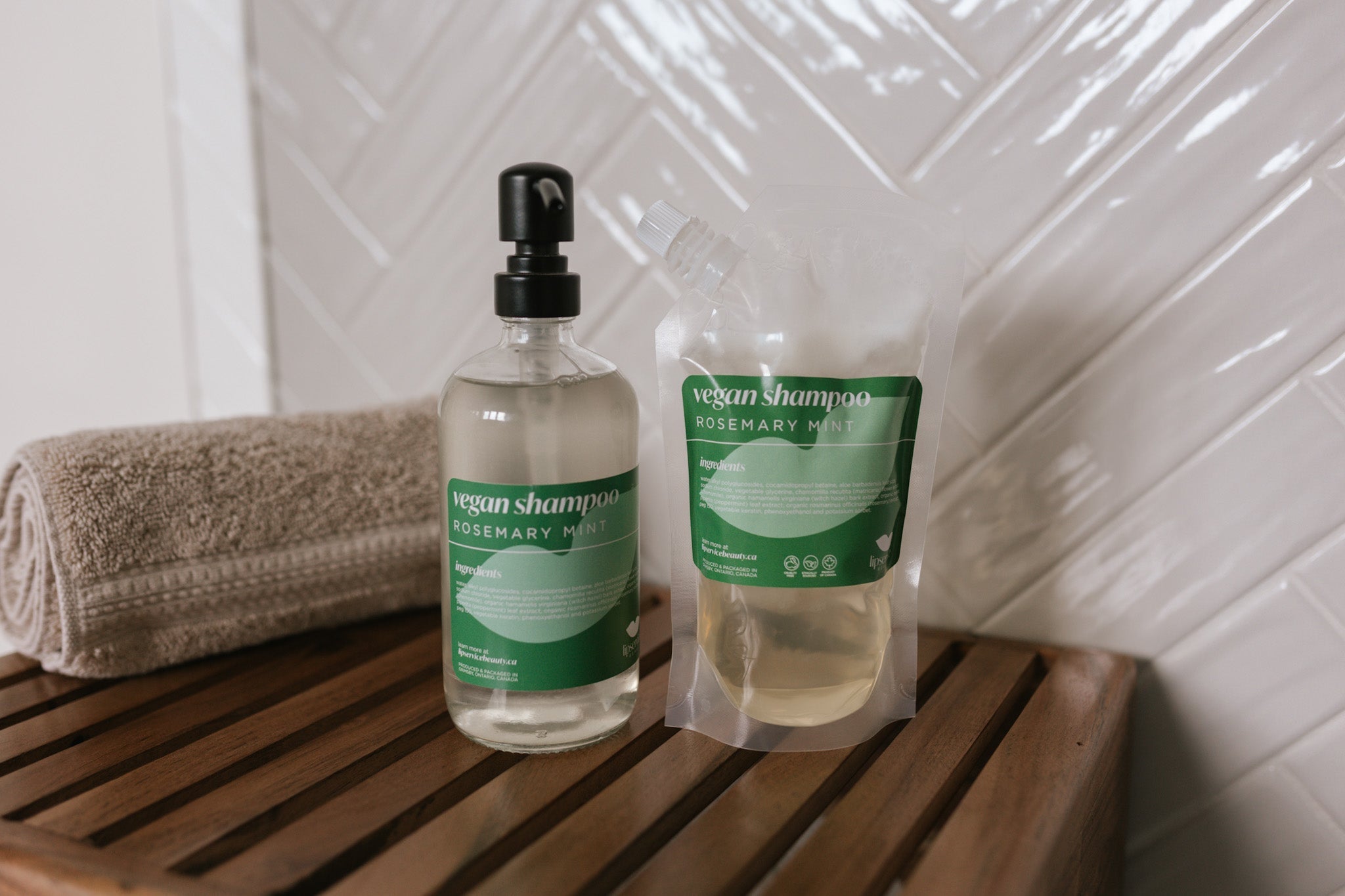 Vegan Shampoo – Rosemary Mint, 473ml / 16oz, Paraben & SLS Free