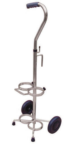 Oxygen Cylinder Cart for D/E Cylinders – Heavy-Duty Medical Cart
