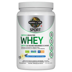 Garden of Life - Sport Cert Grass Fed Whey - Van (660g 6)