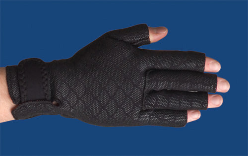 Thermoskin Arthritic Gloves Medium 8-8.75 – Black Pair for Hand Pain Relief
