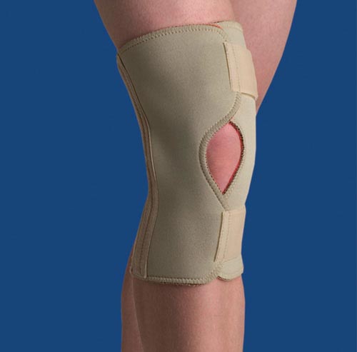 Thermoskin Open Knee Wrap Stabilizer X-Small – Beige, Knee Support & Pain Relief