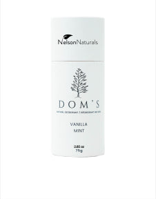 Dom's Deodorant - Vanilla Mint Deodorant - Stick (75g 16)