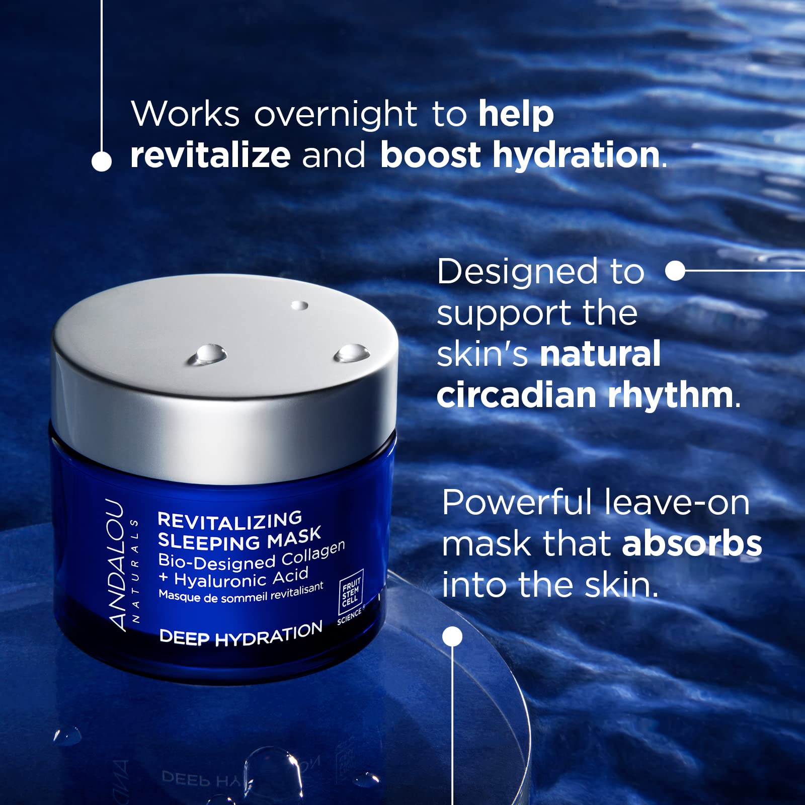 Andalou Naturals - Revitalizing Sleeping Mask (50g 6)