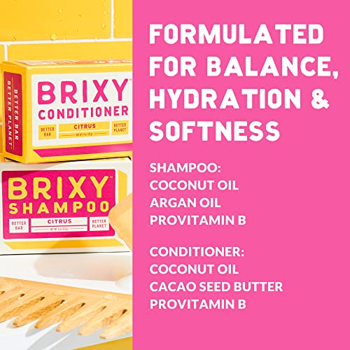 BRIXY - Shampoo Bar - Citrus (113g 6)