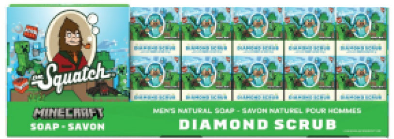 Dr. Squatch - Minecraft Soap Display (1disp 50)