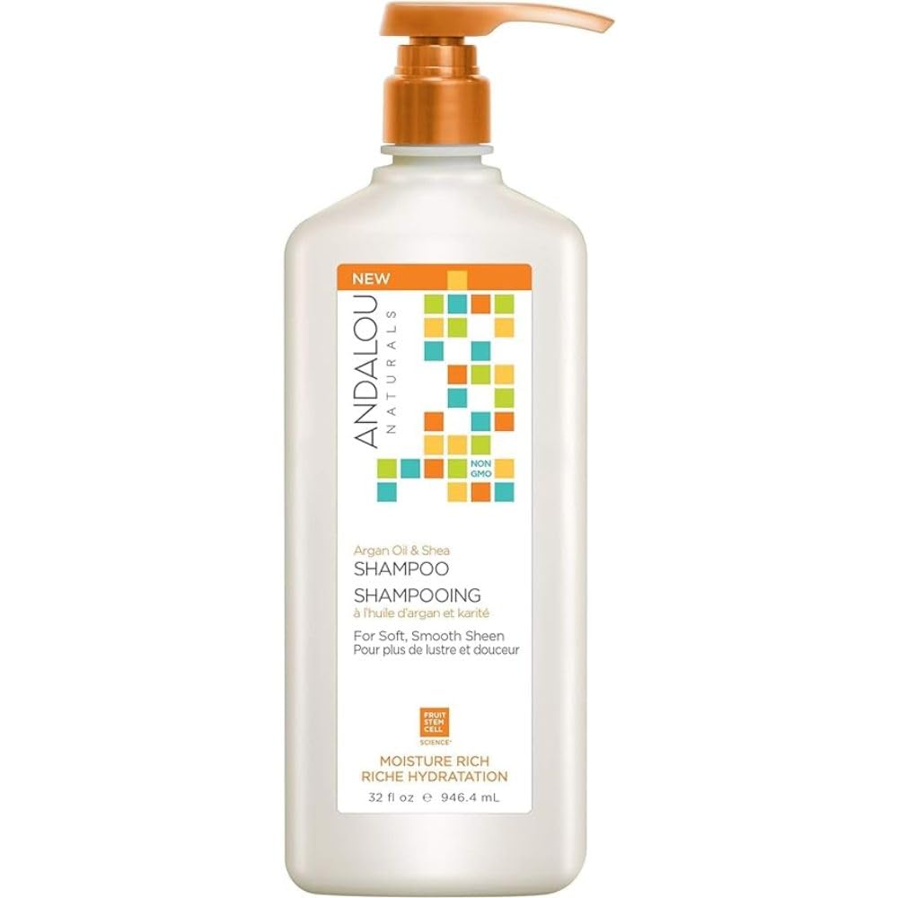 Andalou Naturals - Moisture Rich Argan Oil & Shea Sham (946ml 6)