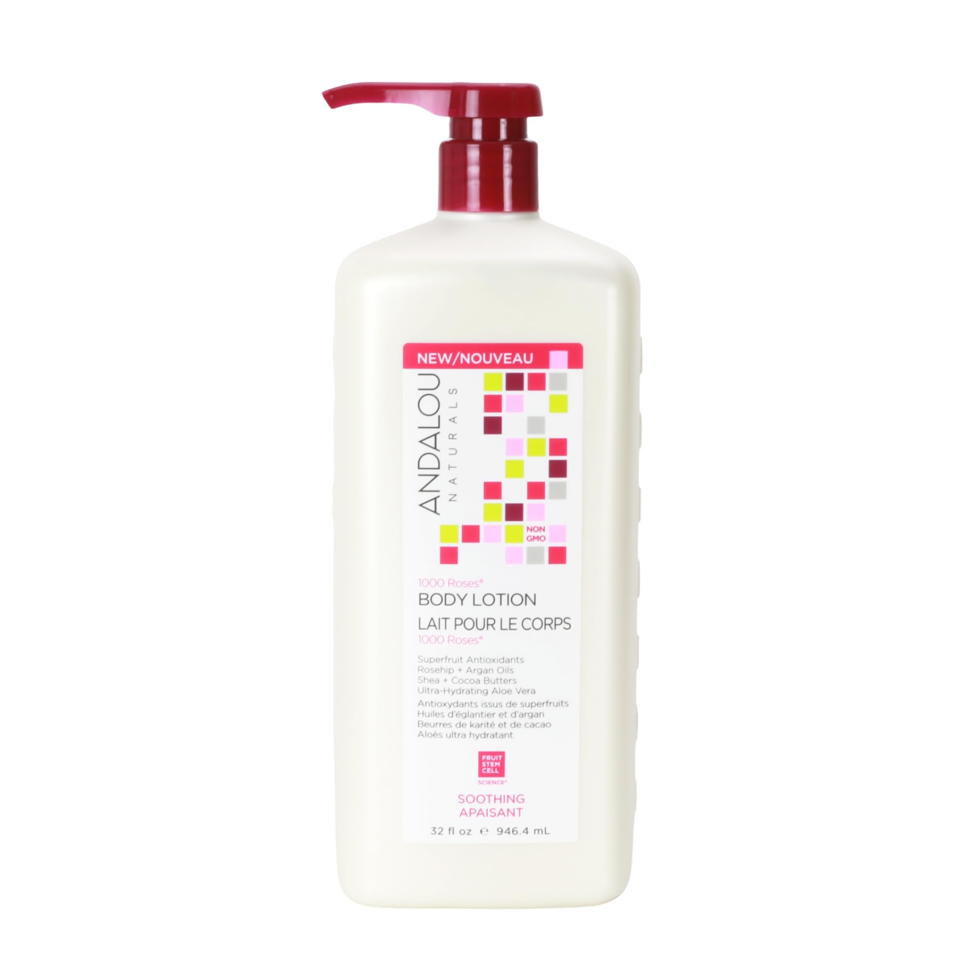 Andalou Naturals - 1000 Roses SOOTHING Body Lotion (946ml 6)