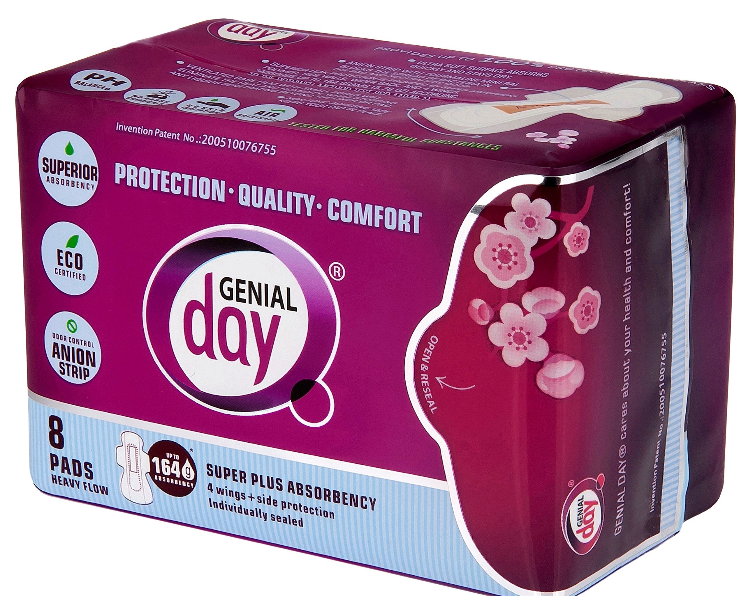 Genial Day - Heavy Flow Pads (8ct 48)